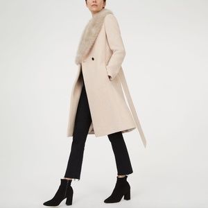 Club Monaco Faux Fur Collar Winter Coat Jacket
